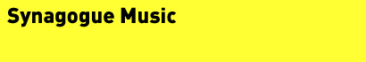 Synagogue Music
