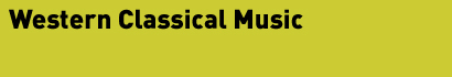 Western Classical Music
