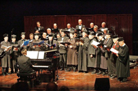Adrienne Cooper with the KlezFest choir